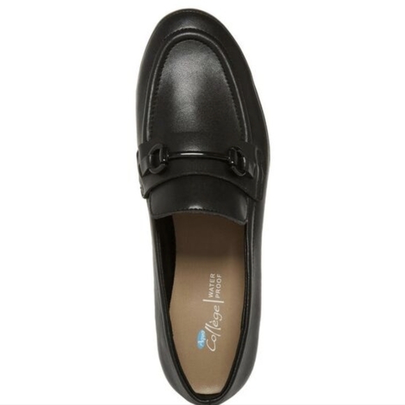aqua college Shoes - Elegant Black Loafers for Women